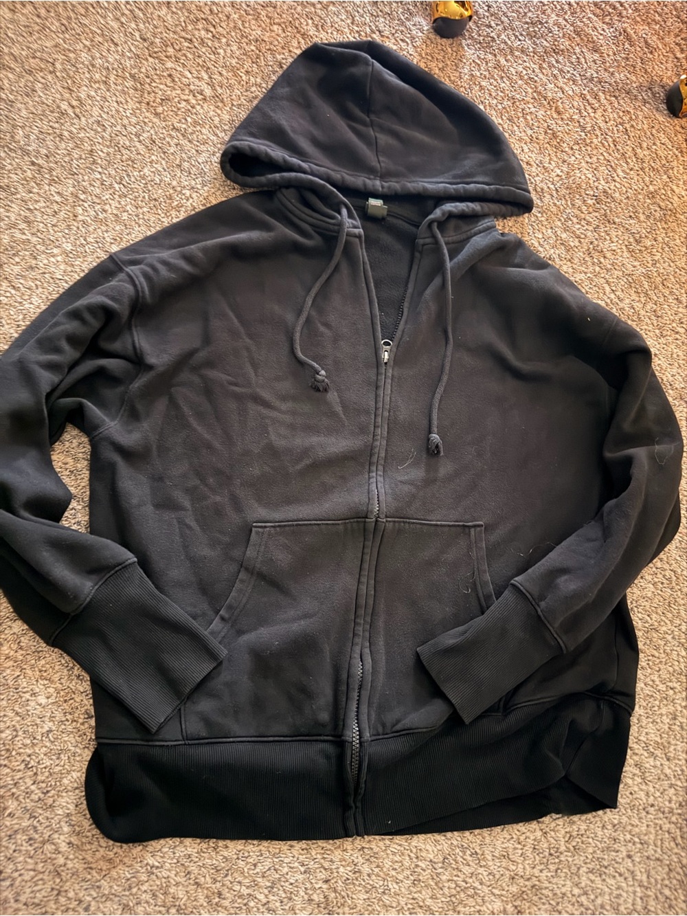 Target Men's Black Full-Zip Hooded Sweatshirt
